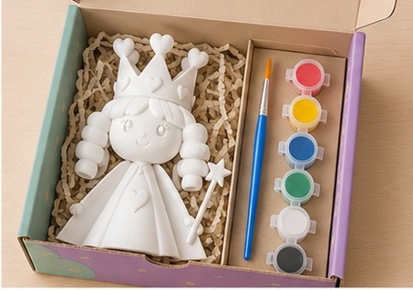 Figura 3D grezza con kit di colorazione incluso – regalo personalizzato bambini, Modelixity