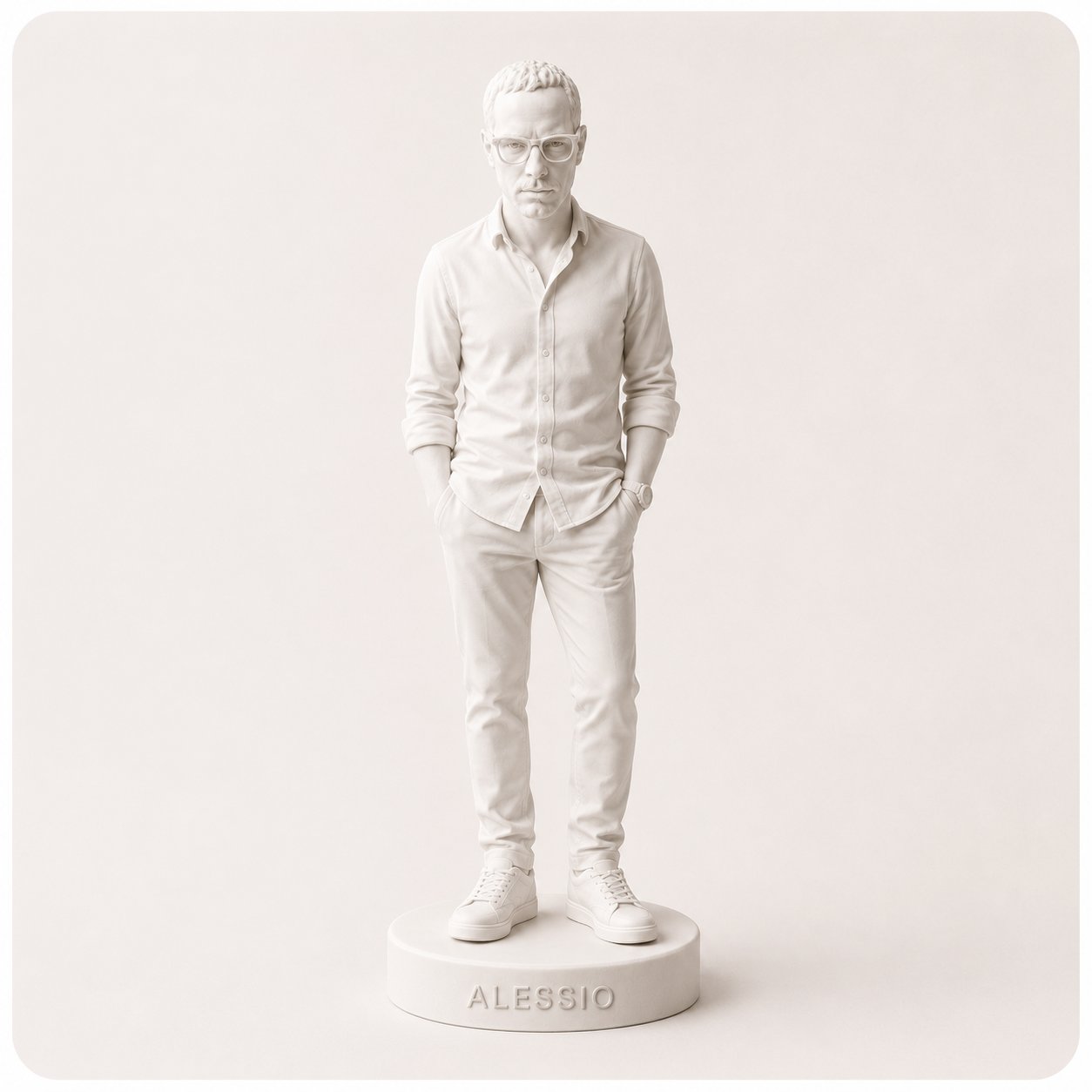 Statua corpo intero 3D personalizzata