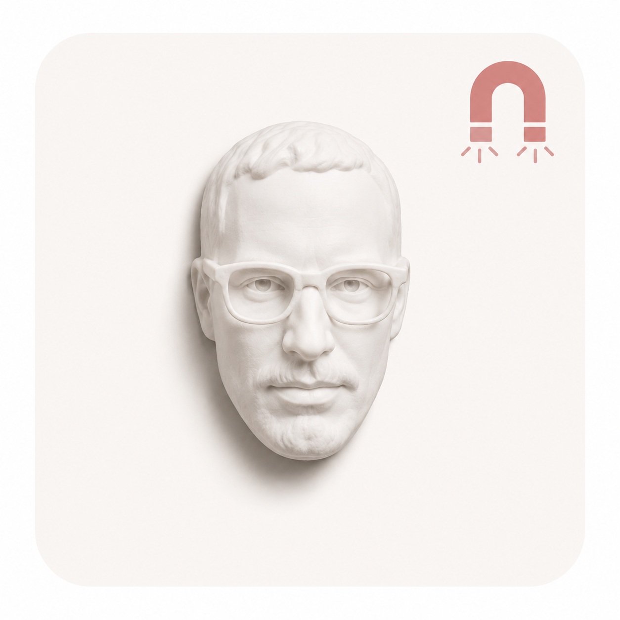Magnete viso 3D personalizzato