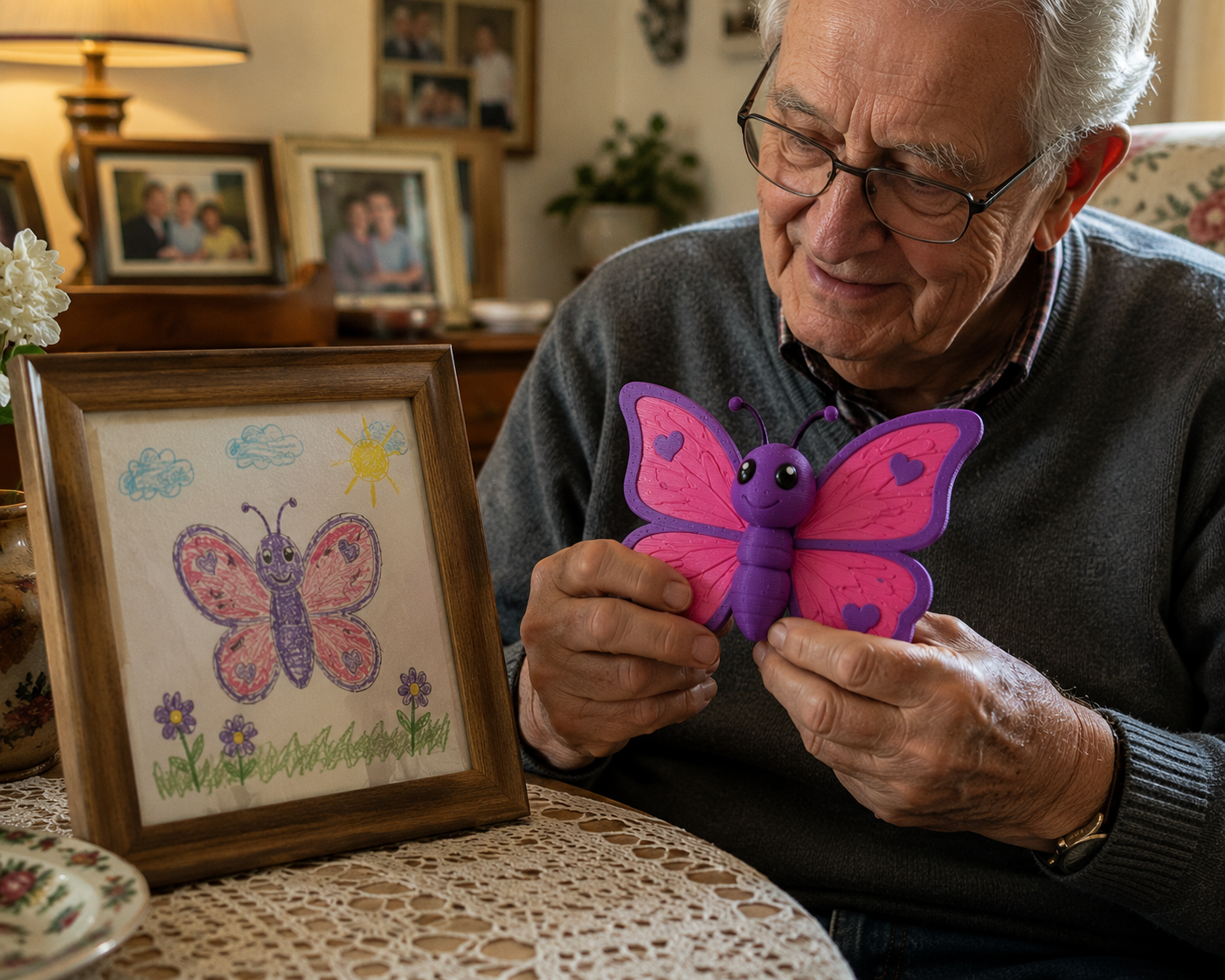 Farfalla 3D — regalo al nonno
