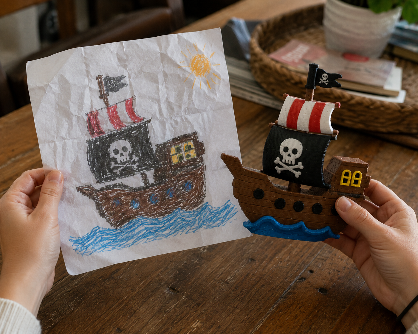 Nave pirata dal disegno